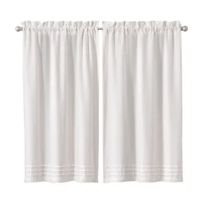 Vue Kingsbury 2-pc. Rod Pocket Window Tier