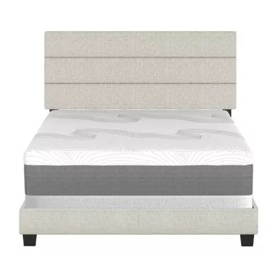 Raleigh Upholstered Wooden Platform Bed