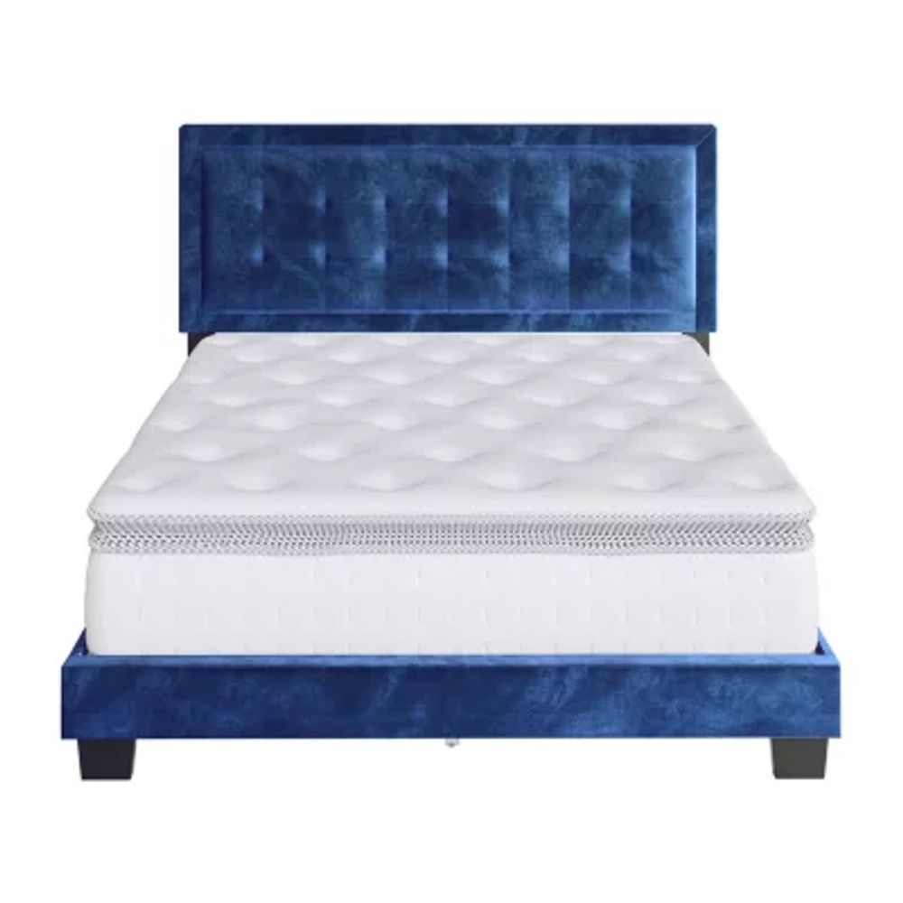 Patrice Upholstered Wooden Bed