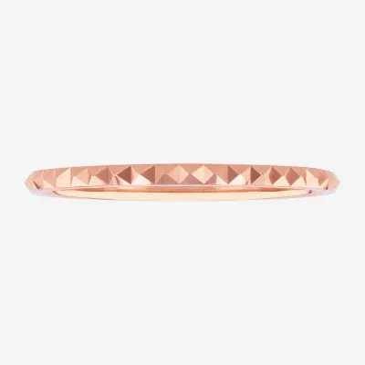 Womens 10K Rose Gold Wedding Band