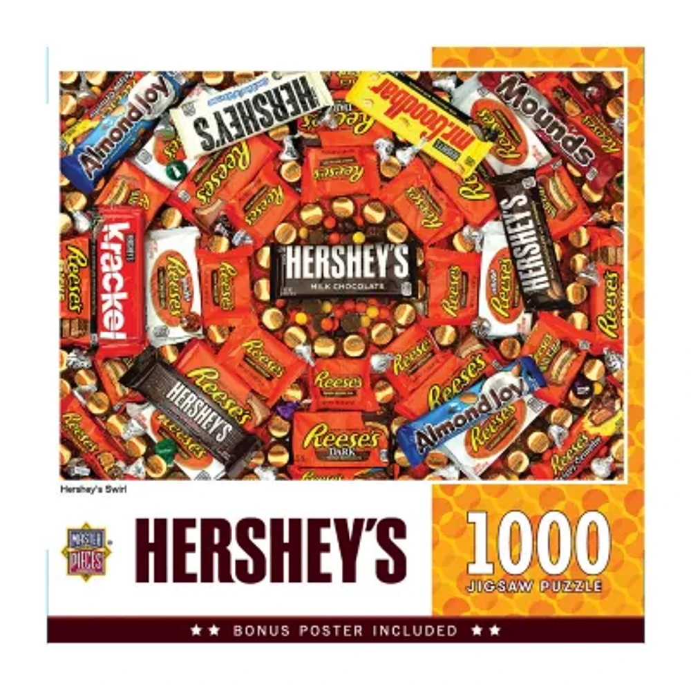 Masterpieces Puzzles Hershey'S Swirl: 1000 Pcs 1000 Puzzle