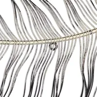 Peacock Feather Decor Animals Metal Wall Art