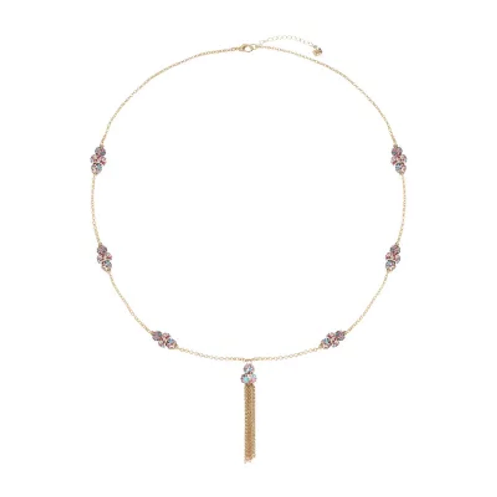 Monet Jewelry Womens Pink 32 Inch Strand Necklace