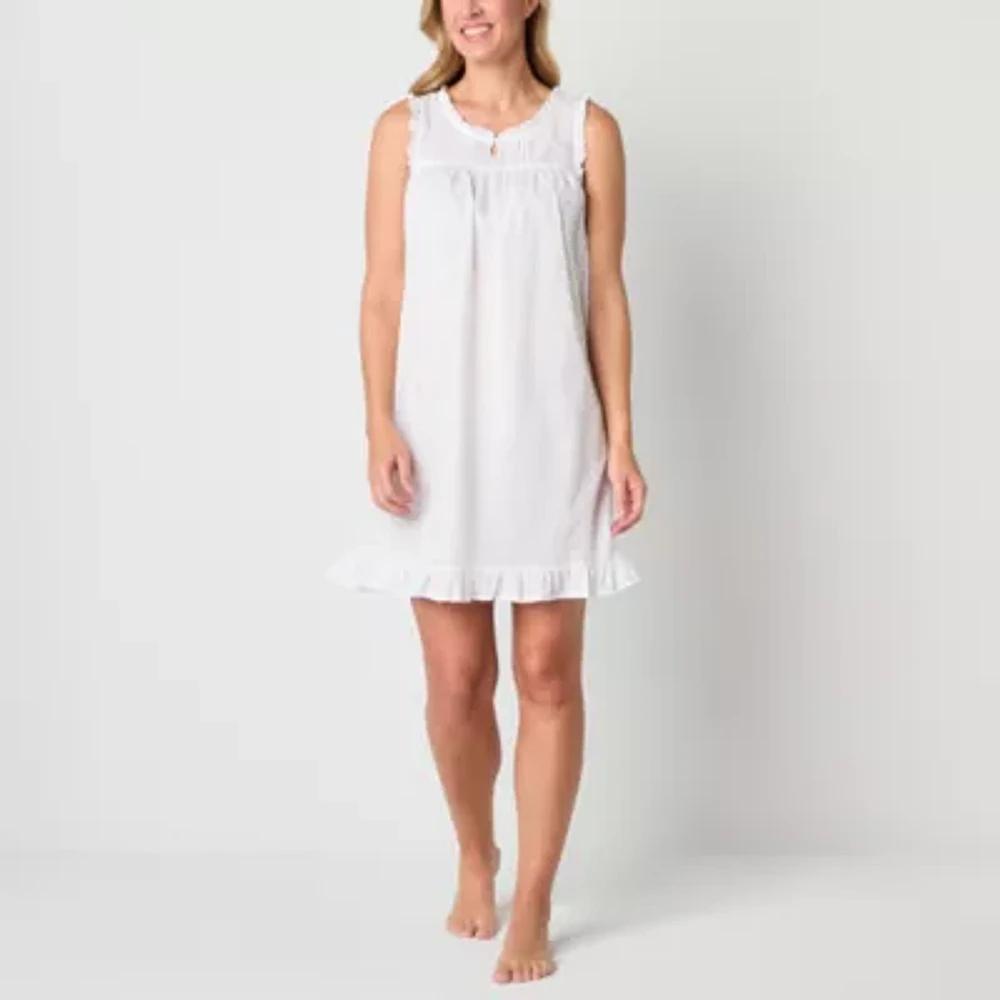 Adonna Womens Scoop Neck Sleeveless Nightgown
