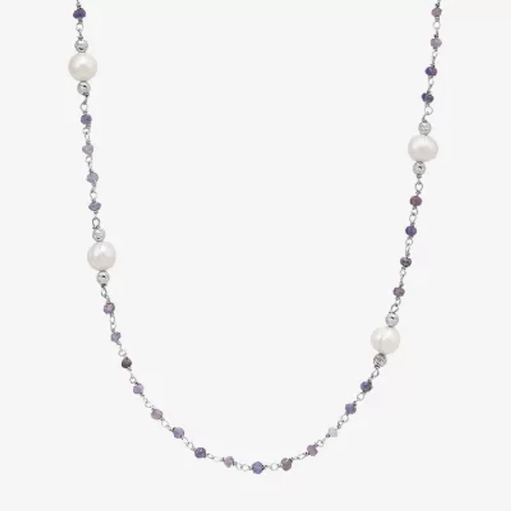 Limited Quantities! Womens White 36 Inch Strand Necklace