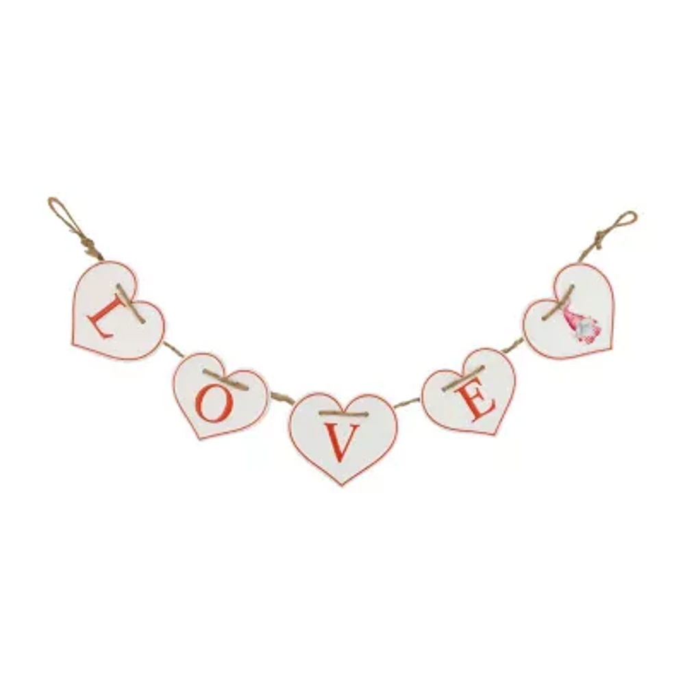 Northlight Hearts Love Wall Sign
