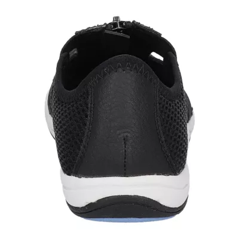 Easy Street Yareli Womens Moc Closed Toe Ballet Flats