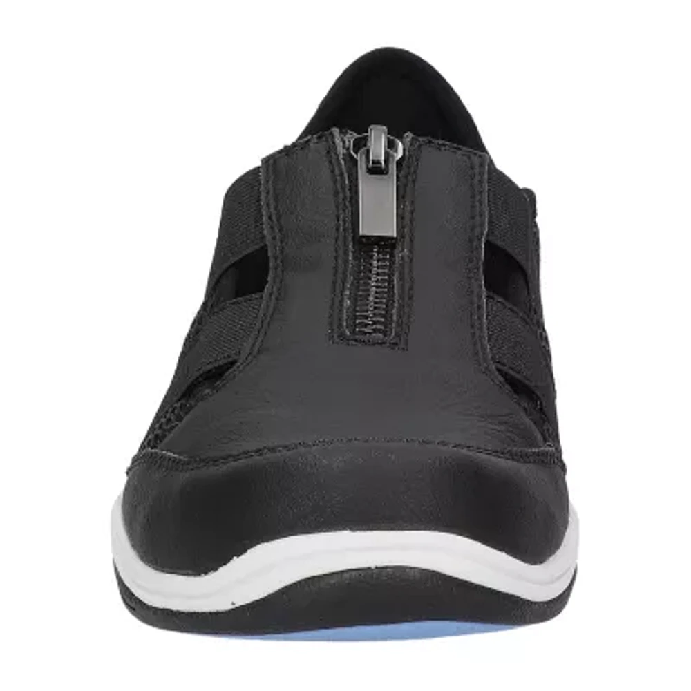 Easy Street Yareli Womens Moc Closed Toe Ballet Flats