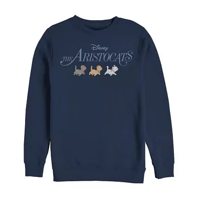 Mens Crew Neck Long Sleeve The Aristocats Sweatshirt
