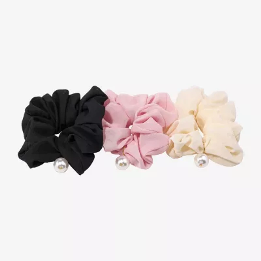 Bijoux Bar 3-pc. Scrunchies Hair Ties