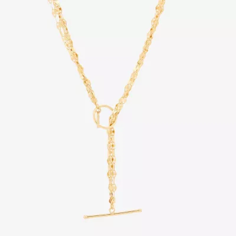 Womens 14K Gold 18 Inch Link Necklace