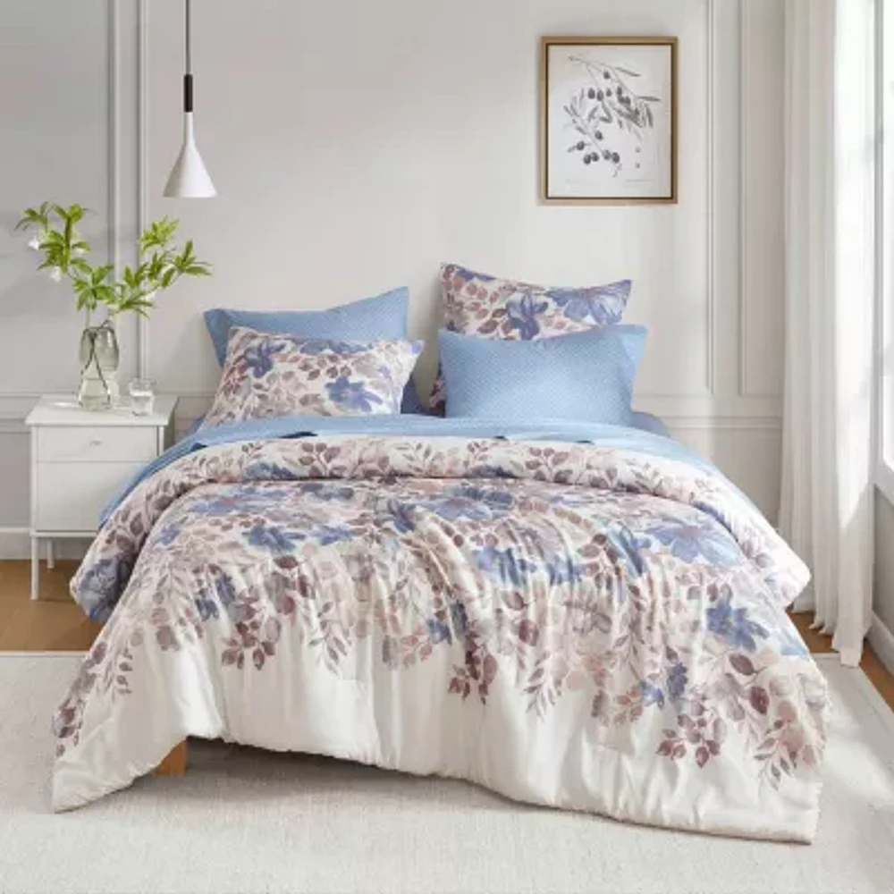 Madison Park Essentials Piper Floral Midweight Comforter Set