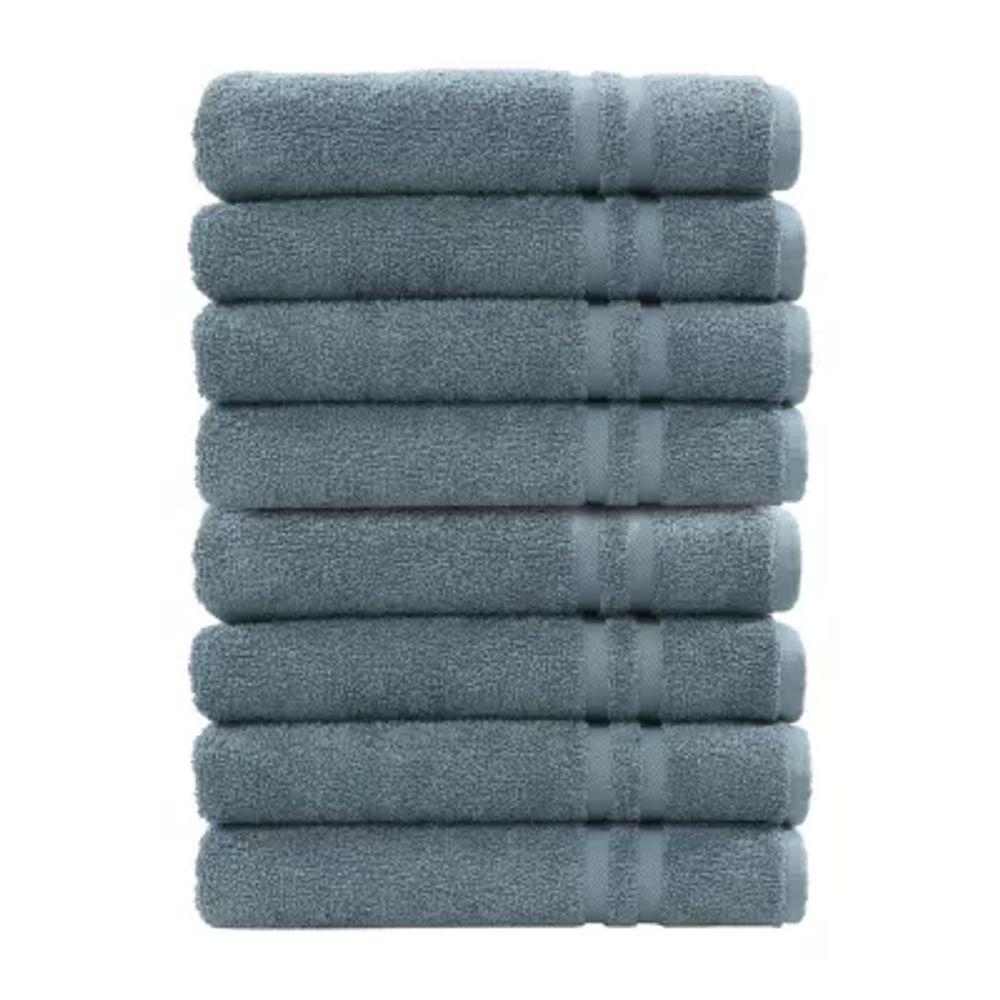 Linum Home Textiles Turkish Cotton Denzi 8-pc Hand Towel Set