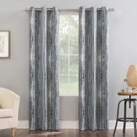 Sun Zero Allegory Abstract Painting Grommet Top Energy Saving Blackout Single Curtain Panel
