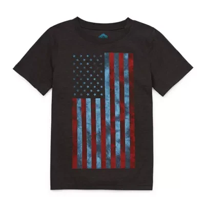 Thereabouts Little & Big Boys Adaptive Crew Neck Short Sleeve Graphic T-Shirt