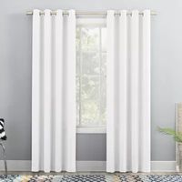 No 918 Sutton Grommet Top Light-Filtering Single Curtain Panel