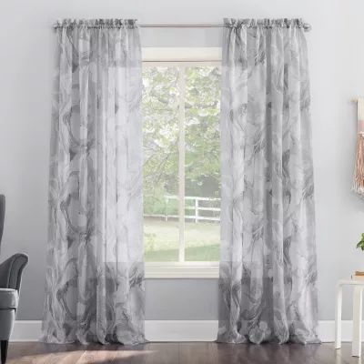 No 918 Cristo Rod Pocket Light-Filtering Single Curtain Panel