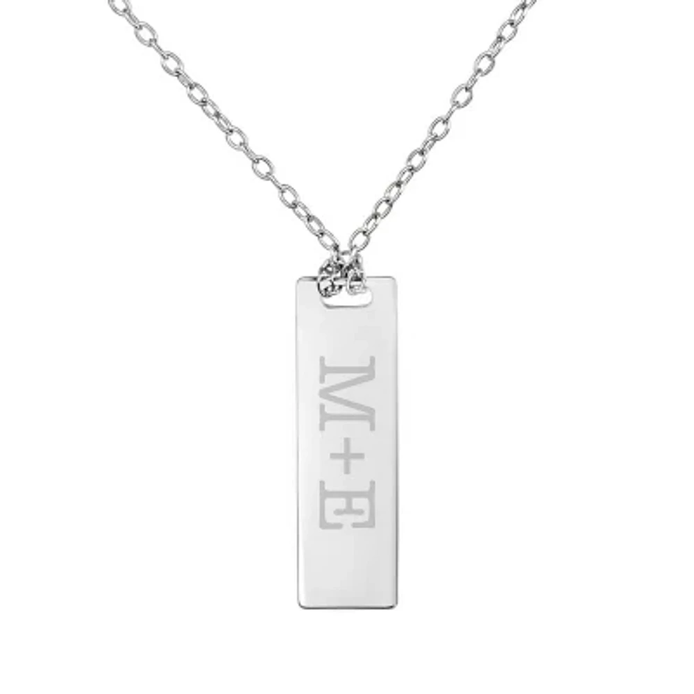 Womens Sterling Silver 18 Inch Pendant Necklace