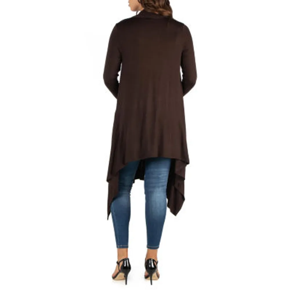 24seven Comfort Apparel Womens Midweight Maternity Soft Shell Vest