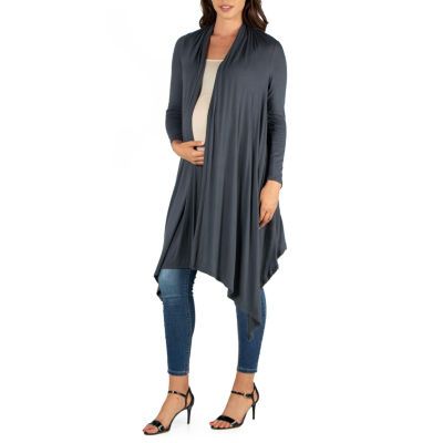 24seven Comfort Apparel Womens Midweight Maternity Soft Shell Vest