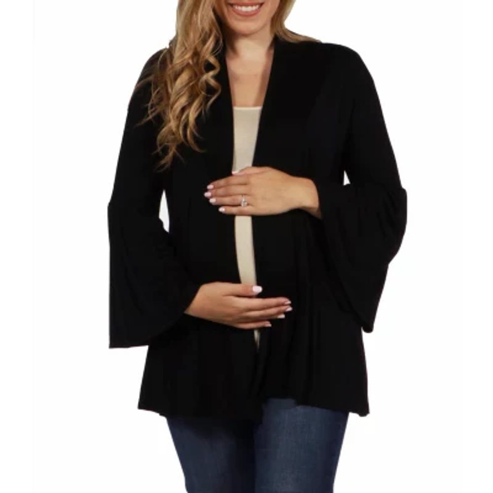 24seven Comfort Apparel Womens Soft Shell Vest Maternity