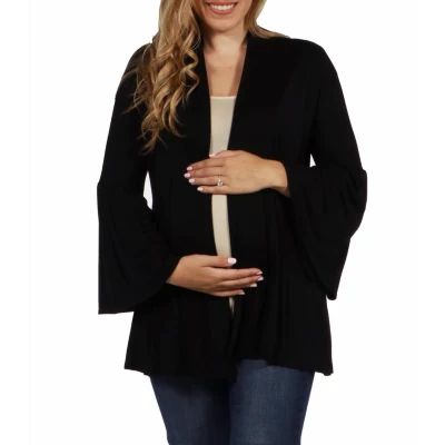 24seven Comfort Apparel Womens Soft Shell Vest Maternity