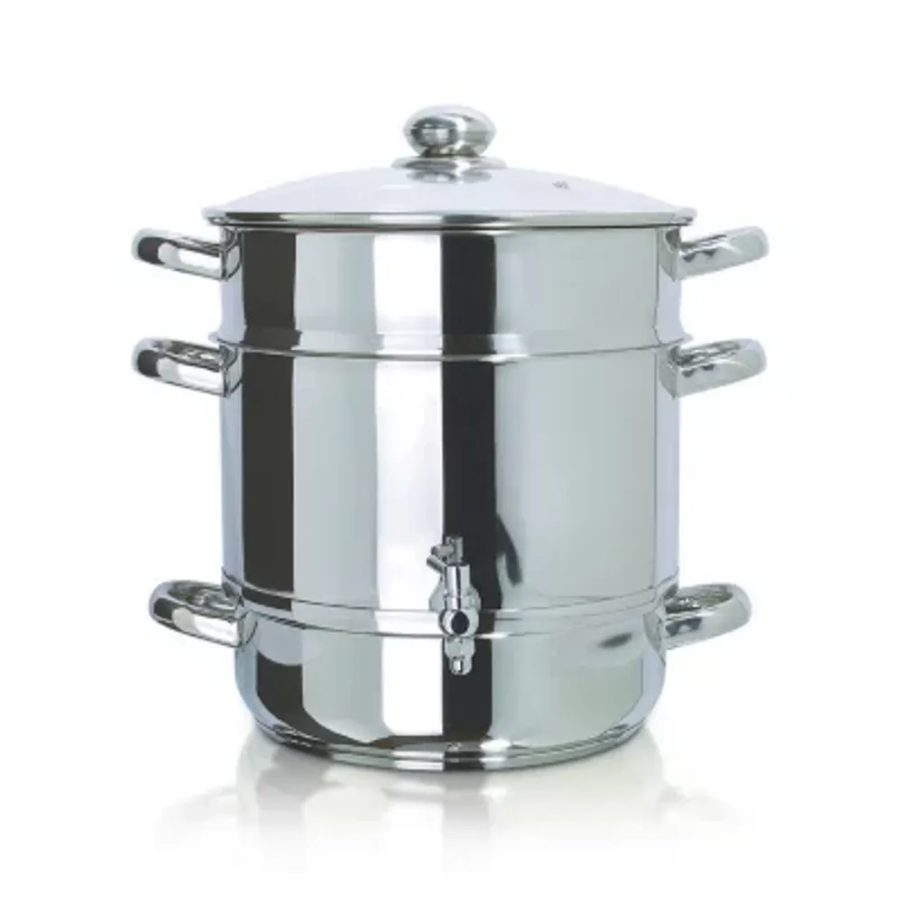 Euro Cuisine Stainless Steel Stove Top Steam Juicer