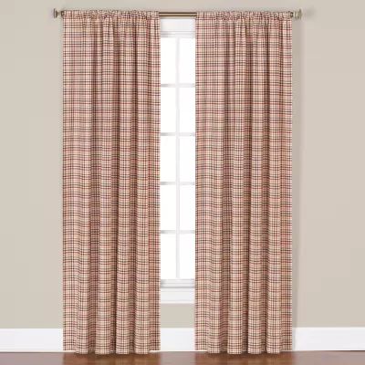 Saturday Knight Dexter Rod Pocket Light-Filtering Single Curtain Panel