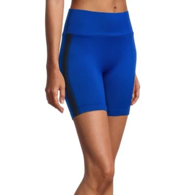 Sports Illustrated Womens 8" High Rise Moisture Wicking Bike Short