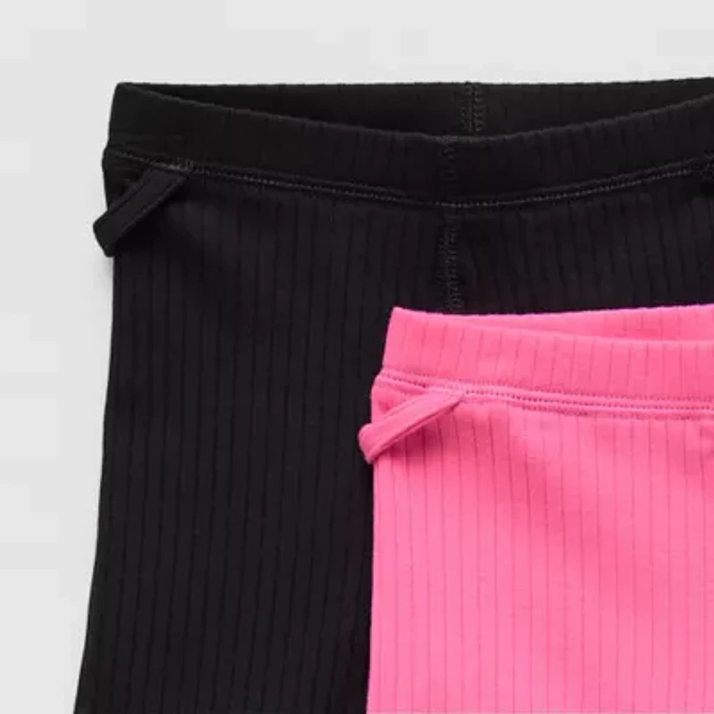 Okie Dokie Toddler Girls 3 1/2" Adaptive Easy-on + Easy-off 2-pc. Bike Short