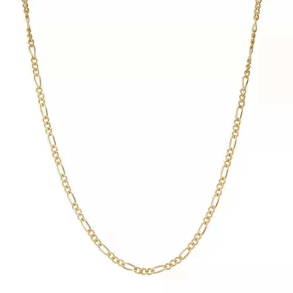 Girls 14K Gold Over Silver 15 Inch Link Necklace