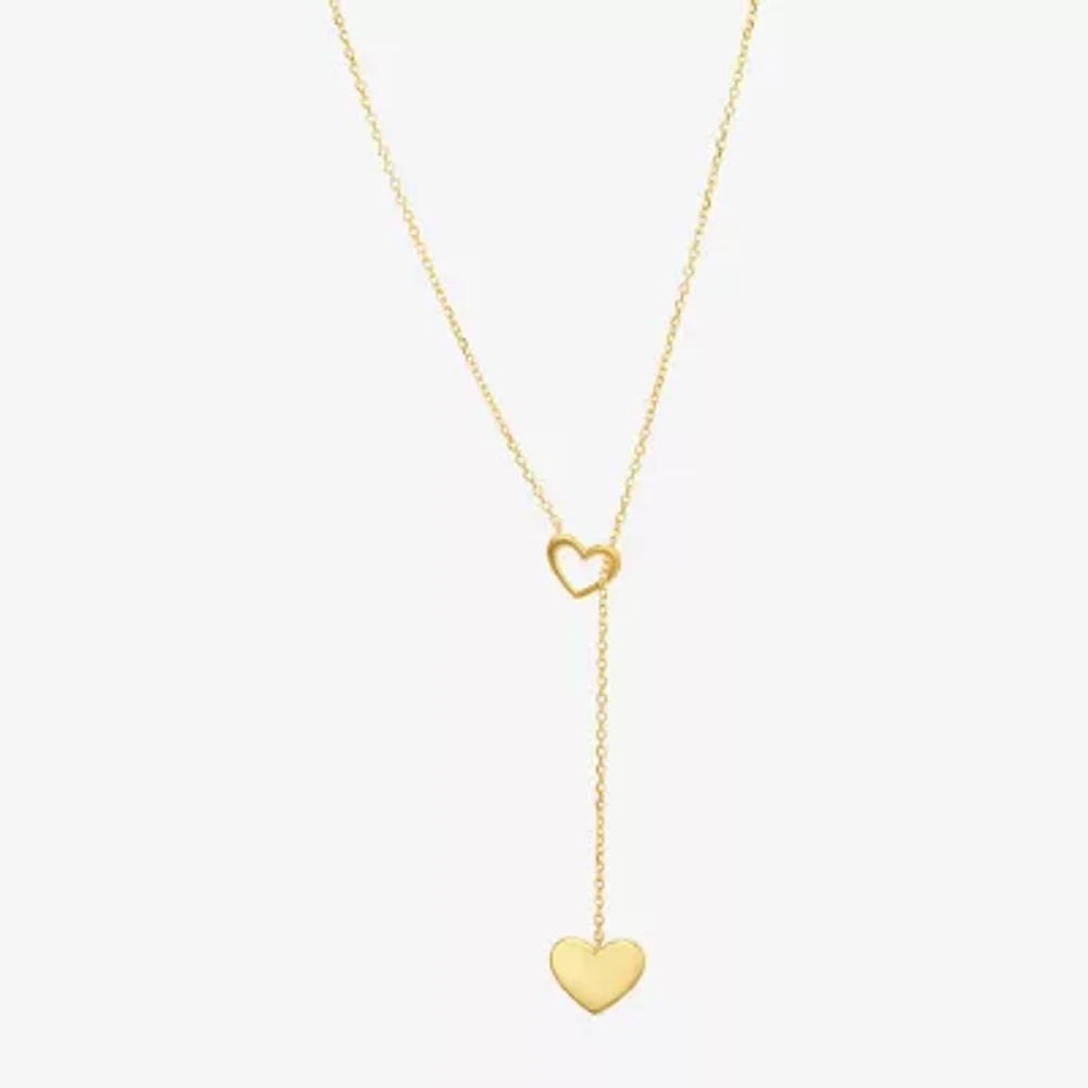 Womens 10K Gold 18 Inch Y Necklace