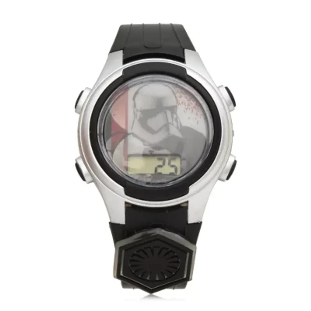 Star Wars Boys Black Strap Watch Swj4023jc