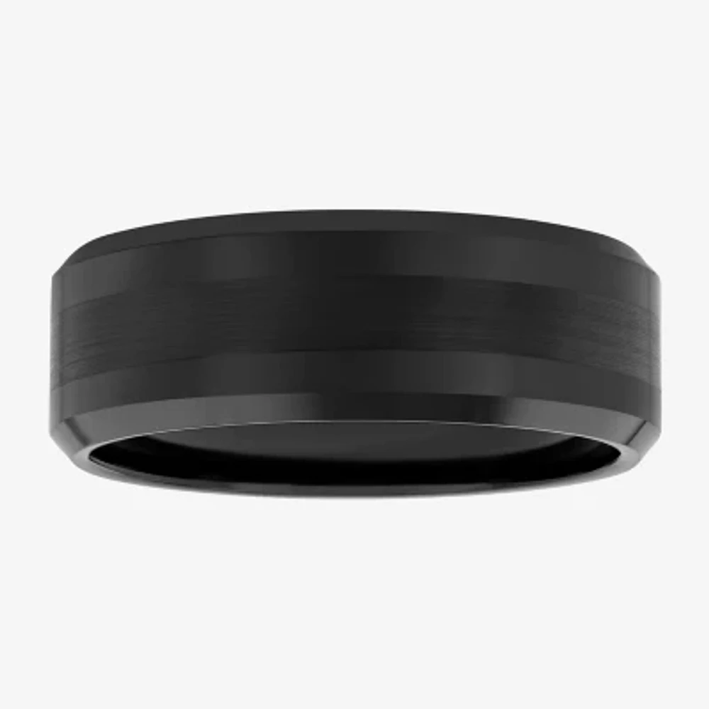 Mens 8MM Tungsten Wedding Band
