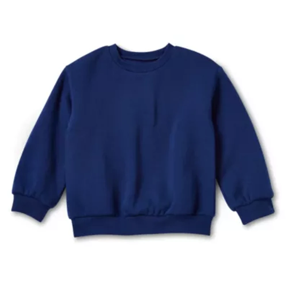 Okie Dokie Boys Crew Neck Fleece Long Sleeve Sweatshirt