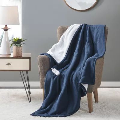 Serta Sherpa Lightweight Electric Throw