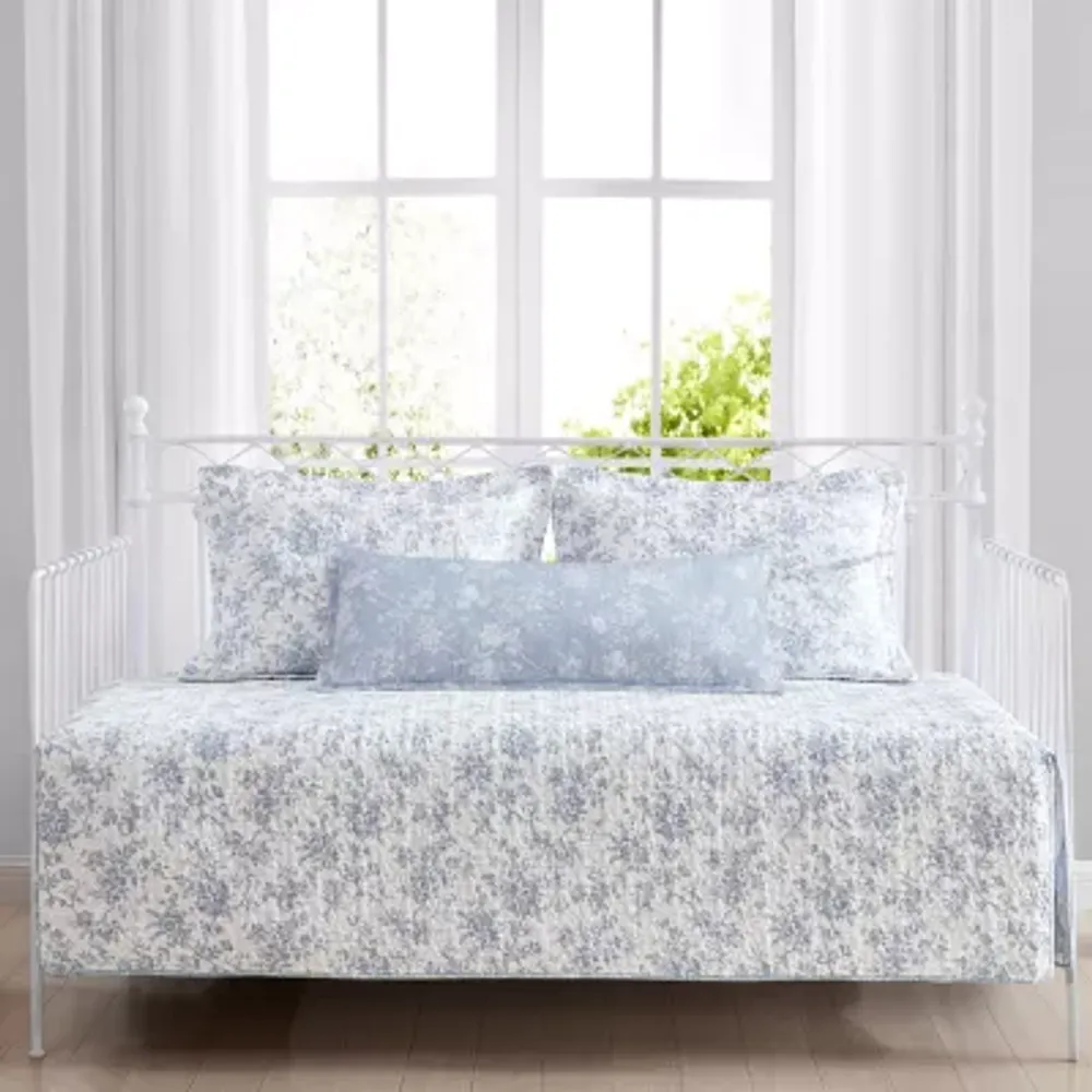 Laura Ashley Walled Garden Floral Daybed Cover Set