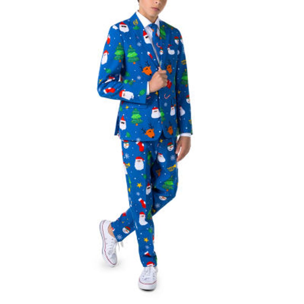 Opposuits Christmas Big Kid Boys 3-pc. Suit Set