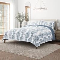 Casual Comfort Damask Reversible Quilt Set