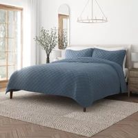 Casual Comfort Diamond Stitch Quilt Set