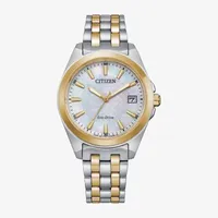 Citizen Peyten Womens Two Tone Stainless Steel Bracelet Watch Eo1224-54d