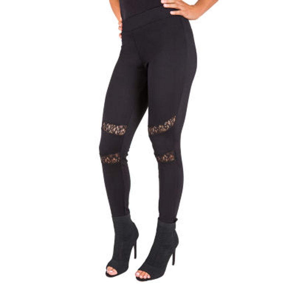 Poetic Justice Womens Mid Rise 29" Full Length Leggings