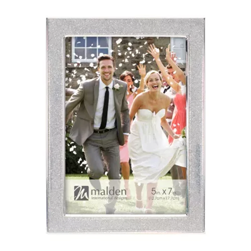 Malden "5""X7"" Glitter Metal" Tabletop Frame