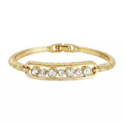 1928 Gold Tone Womens Bangle Bracelet