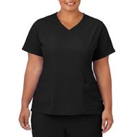 Jockey 2306 Womens Plus V Neck Short Sleeve Stretch Fabric Scrub Top
