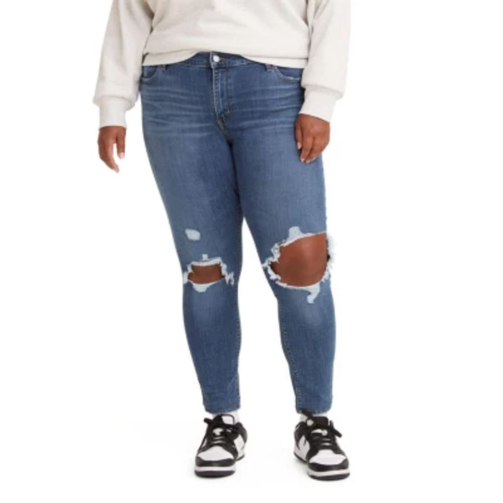 Levi's Womens Stretch Fabric 711 Skinny Fit Slim Plus Jean