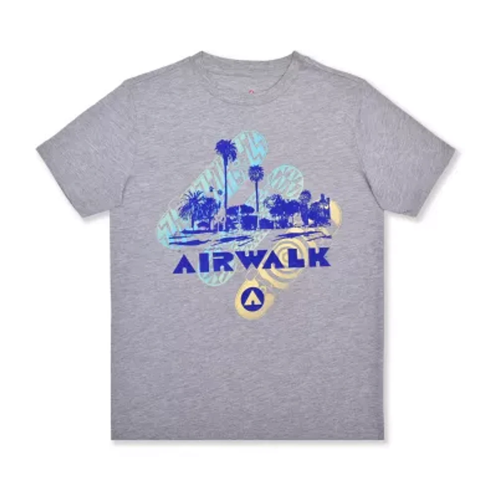 Airwalk Big Boys Crew Neck Short Sleeve Graphic T-Shirt