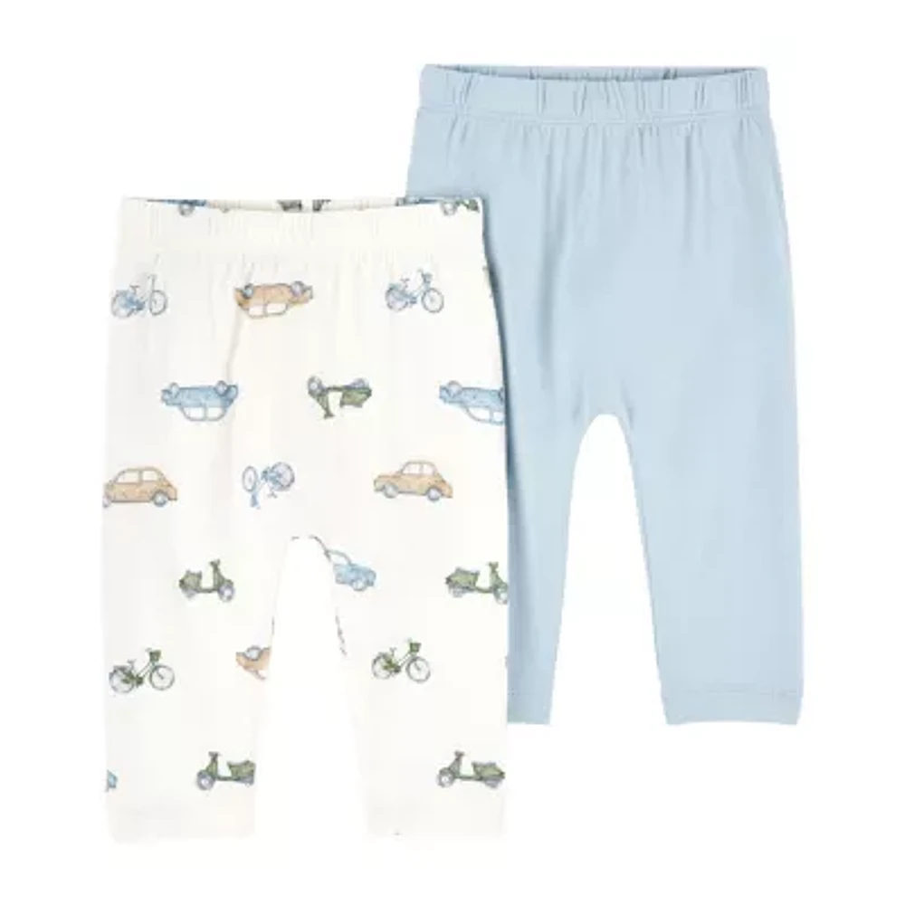 Carter's Purelysoft Baby Boys 2-pc. Straight Pull-On Pant