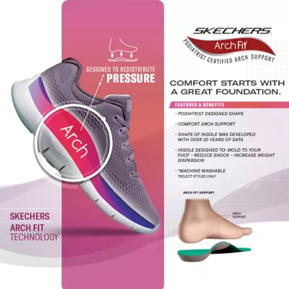 Skechers Arch Fit Arcade Arcata Womens Sneakers