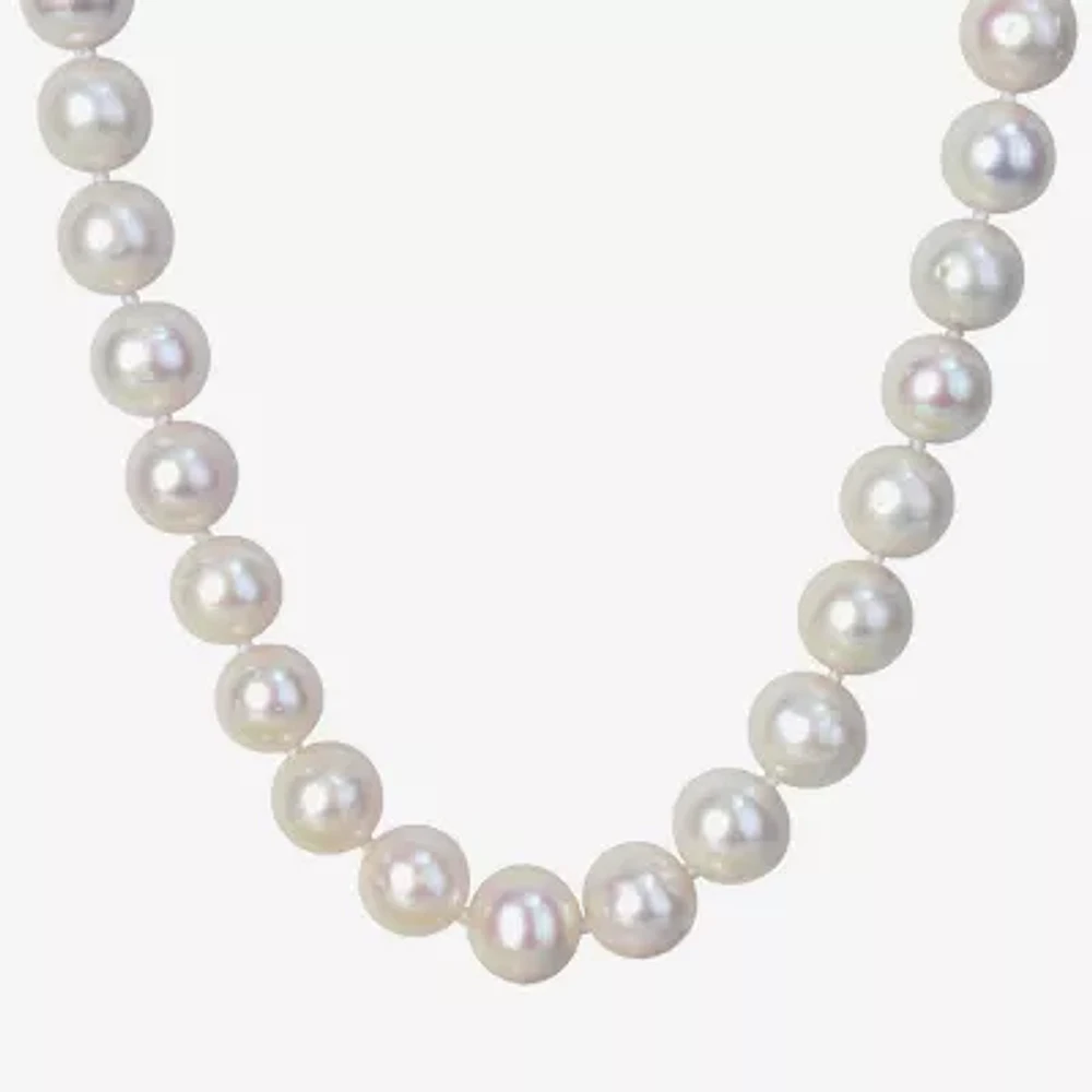 Mens White 20 Inch Strand Necklace
